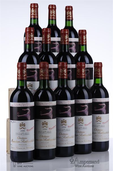 MOUTON ROTHSCHILD 1990 - 12 Bottles - Owc 12