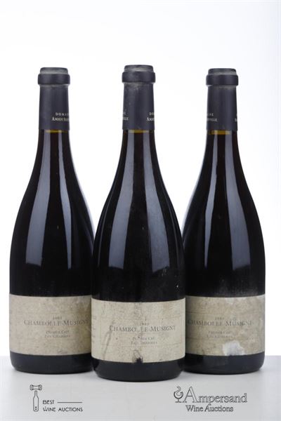 CHAMBOLLE MUSIGNY LES CHARMES 2003 - Amiot Servelle - 3 Bottles