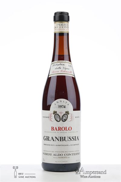 BAROLO GRANBUSSIA BRICCO COLONNELLO 1974 - Aldo Conterno  - 1 Bottle