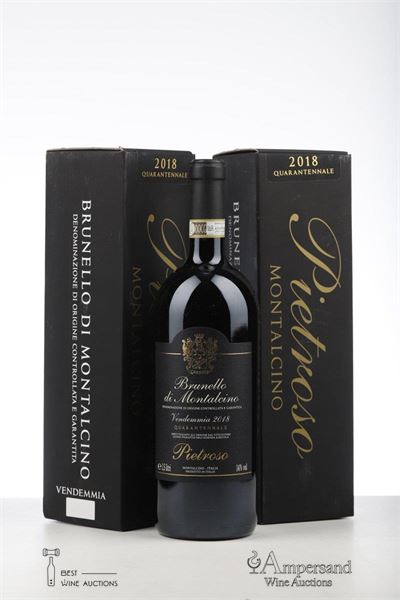 BRUNELLO DI MONTALCINO QUARANTENNALE 2018 - Pietroso - 3 Magnums - Oc 1