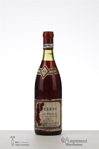 BEAUNE LES GREVES 1972 - Coron - 1 Bottle