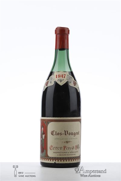 CLOS VOUGEOT 1947 - Coron - 1 Bottle
