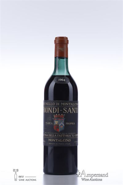 BRUNELLO DI MONTALCINO IL GREPPO 1964 - Biondi Santi - 1 Bottle