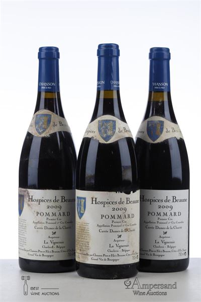 HOSPICES DE BEAUNE POMMARD CUVEE DAMES DE LA CHARITE 2009 - Chanson - 3 Bottles