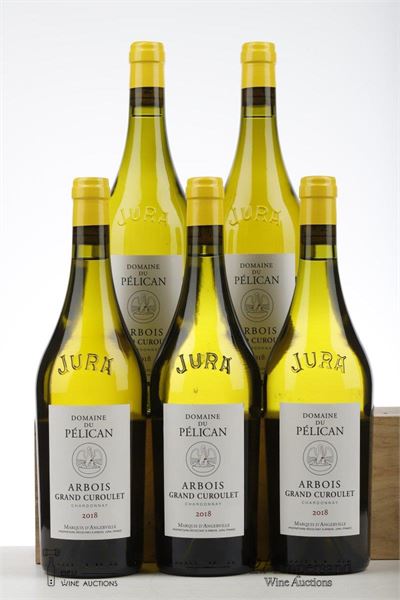 ARBOIS GRAND CUROULET CHARDONNAY 2018 - Domaine du Palican - Marquis D'Angerville - 5 Bottles
