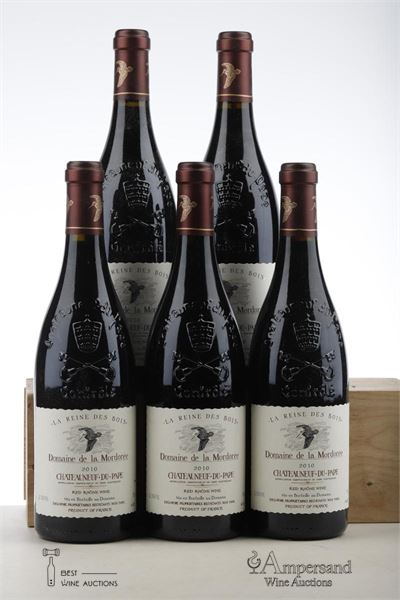 CHATEAUNEUF DU PAPE LA REINE DES BOIS 2010 - Domaine de la Mordoree - 5 Bottles