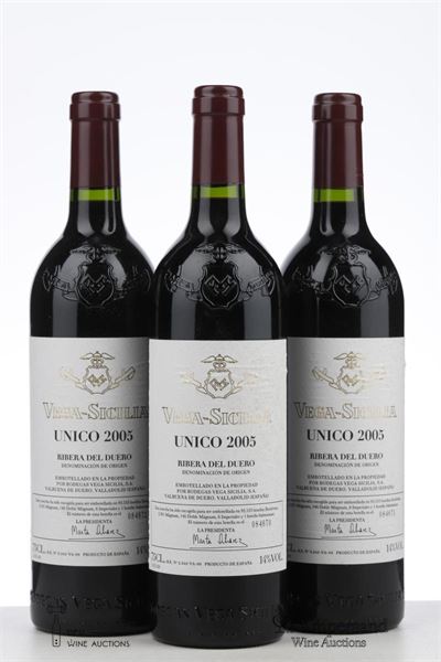 VEGA SICILIA UNICO 2005 - Vega Sicilia - 3 Bottles