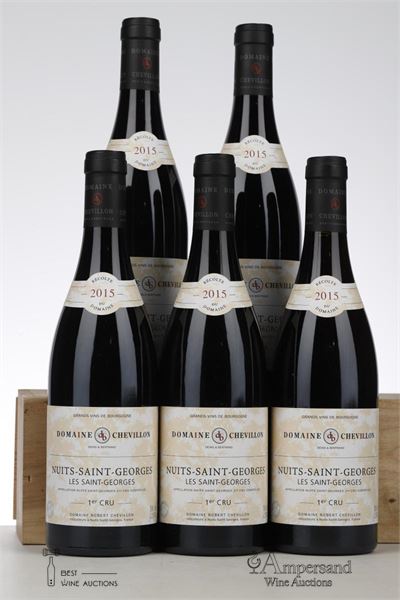 NUITS ST GEORGES LES ST GEORGES 2015 - Robert Chevillon - 5 Bottles