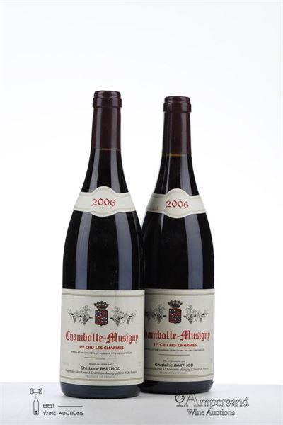 CHAMBOLLE MUSIGNY LES CHARMES 2006 - Ghislaine Barthod - 2 Bottles