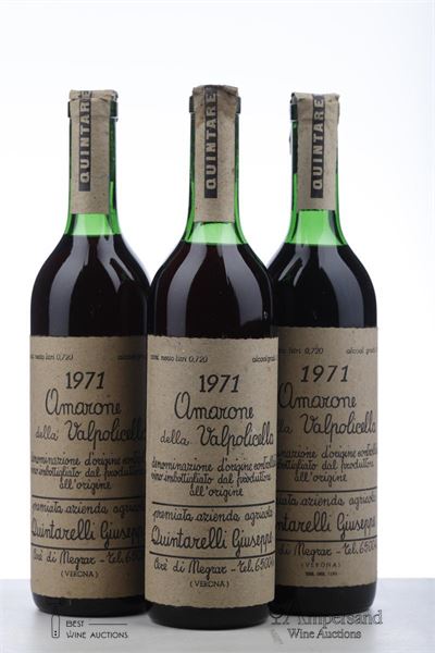 AMARONE DELLA VALPOLICELLA RISERVA DI CASA 1971 - Quintarelli - 3 Bottles