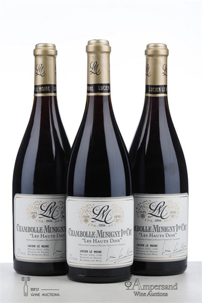 CHAMBOLLE MUSIGNY LES HAUTS DOIX 2016 - Lucien Le Moine - 3 Bottles