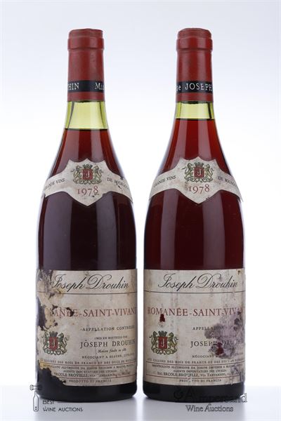 ROMANEE ST VIVANT 1978 - Joseph Drouhin - 2 Bottles