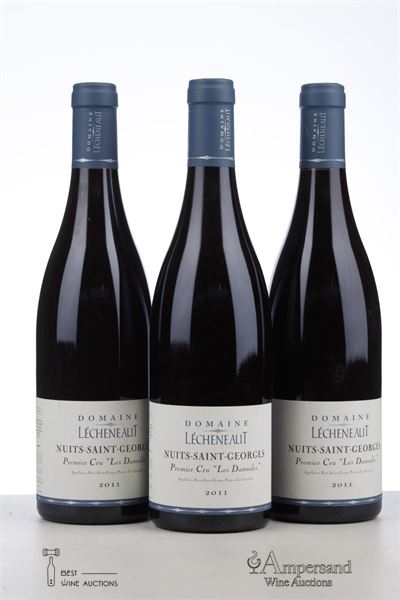 NUITS ST GEORGES LES DAMODES 2011 - Lecheneaut - 3 Bottles