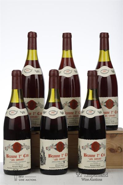BEAUNE LES GREVES 1985 - Roland Mure - 6 Bottles