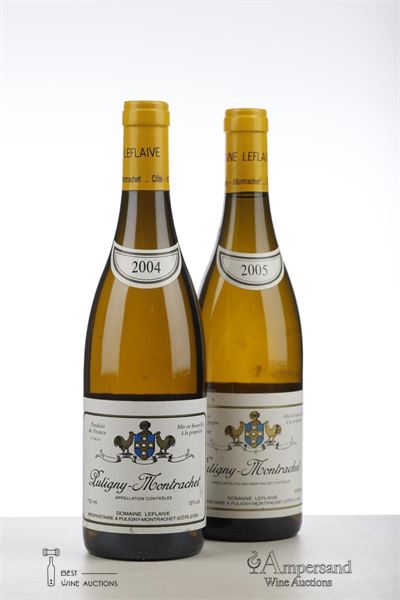 PULIGNY MONTRACHET 1*2004 + 1*2005   - Domaine Leflaive - 2 Bottles