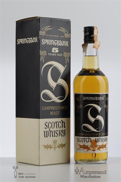 SPRINGBANK 5  Y - Sutti - Alc 43% - 1 Bottle - Oc 1