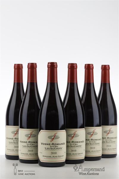VOSNE ROMANEE LES SUCHOTS 2010 - Jean Grivot - 6 Bottles