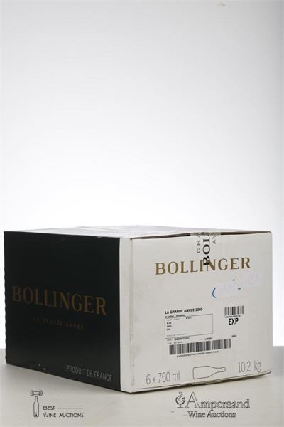 BOLLINGER LA GRANDE ANNEE 2008 - Bollinger - 6 Bottles - Oc 6