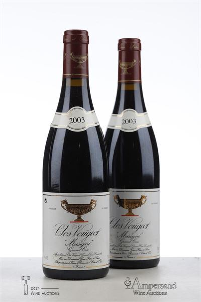 CLOS VOUGEOT MUSIGNI 2003 - Gros Frere et Soeur - 2 Bottles