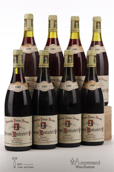 CHASSAGNE MONTRACHET MORGEOT 1985 - G. Prieur - 8 Bottles