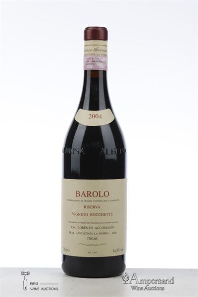 BAROLO RISERVA VIGNETO ROCCHETTE 2004 - Accomasso Lorenzo - 1 Bottle