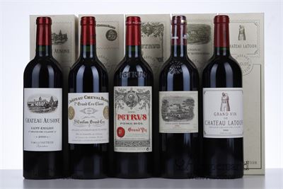 CAISSE DUCLOT 2000 - Petrus/Mouton Rothschild/Lafite Rothschild/Latour/Margaux/Haut Brion/Cheval Blanc/Ausone/Mission Haut Brion - Owc 9