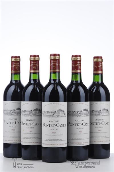 PONTET CANET 1988 - Mc - 5 Bottles
