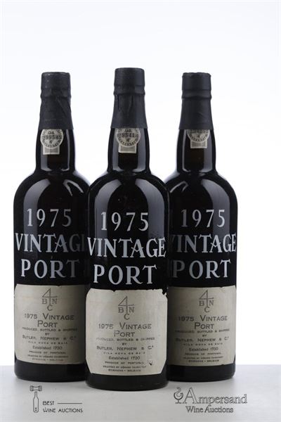 VINTAGE PORT BUTLER NEPHEW 1975 - Butler Nephew - 3 Bottles