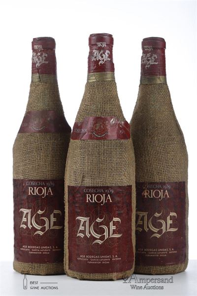 SIGLO RIOJA 1939 - Bodegas AGE - 3 Bottles