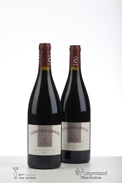 CROZES HERMITAGE CLOS DES GRIVES 2015 - Domaine Combier - 2 Bottles