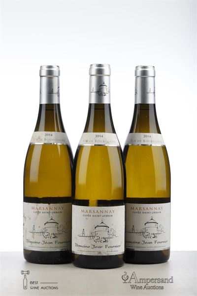 MARSANNAY BLANC CUVEE SAINT URBAIN 2014 - Jean Fournier - 3 Bottles