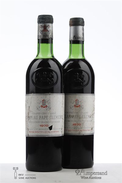 PAPE CLEMENT 1970 - Mc - 2 Bottles