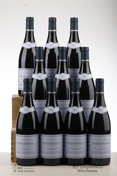 MARSANNAY LES LONGEROIES 7*2013 + 3*2014   - Bruno Clair - 10 Bottles