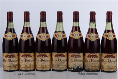 CLOS VOUGEOT 1976 - Cathiard Molinier - 7 Bottles