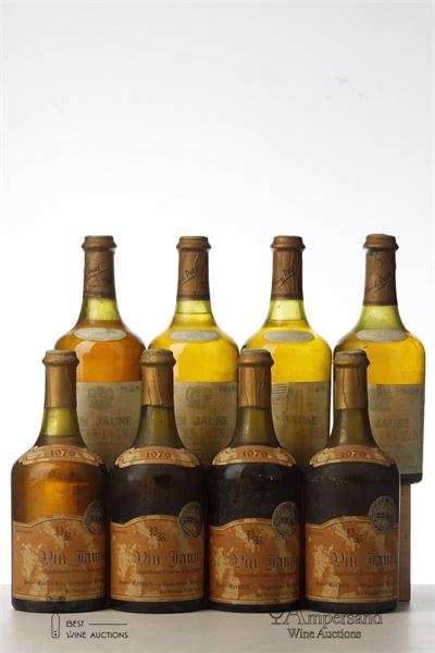 MIXED LOT VIN JAUNE 1979 1979 - Pierre Richard - Desire Petit - 8 x 0,620Ltr