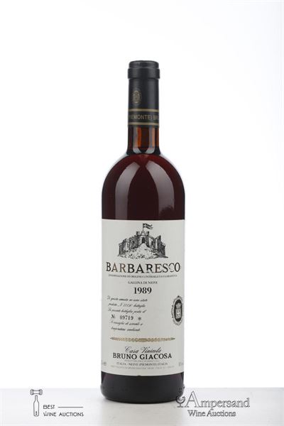 BARBARESCO GALLINA DI NEIVE 1989 - Bruno Giacosa - 1 Bottle