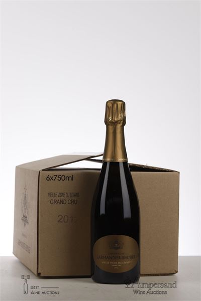 LARMANDIER BERNIER VIEILLES VIGNES DU LEVANT GRAND CRU EXTRA BRUT 2012 - Larmandier Bernier - 6 Bottles - Oc 6