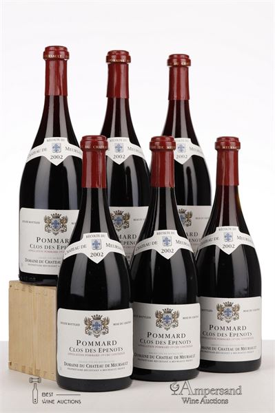 POMMARD CLOS DES EPENOTS 2002 - Chateau de Meursault - 6 Bottles - Oc 6
