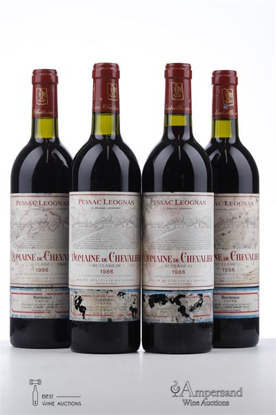 DOMAINE DE CHEVALIER 1986 - Mc - 4 Bottles