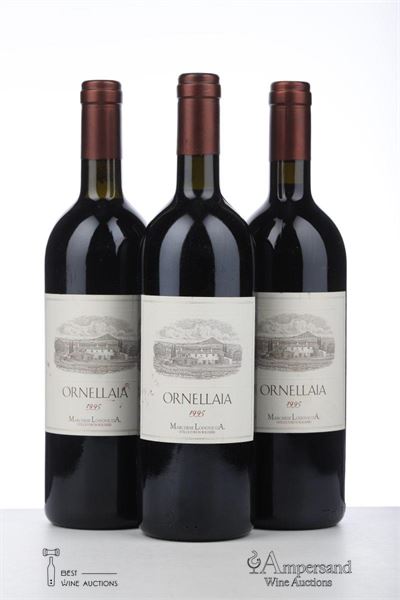ORNELLAIA 1995 - Tenuta dell'Ornellaia - 3 Bottles