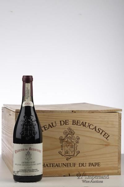 CHATEAUNEUF DU PAPE BEAUCASTEL 2000 - Beaucastel - 10 Bottles - Owc 12