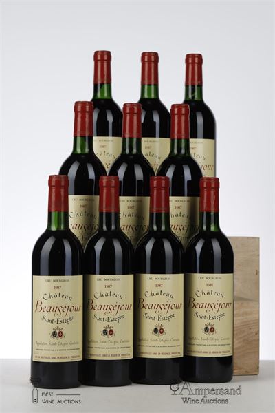 BEAUSEJOUR 1987 - Mc - 10 Bottles