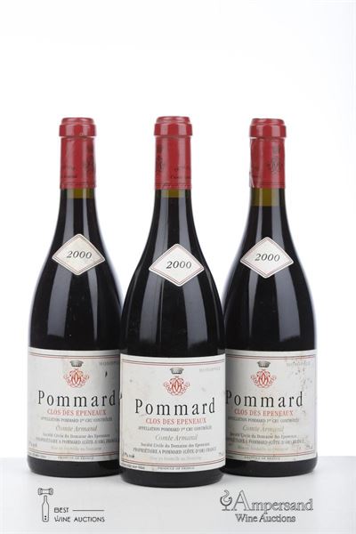 POMMARD CLOS DES EPENEAUX 2000 - Comte Armand - 3 Bottles