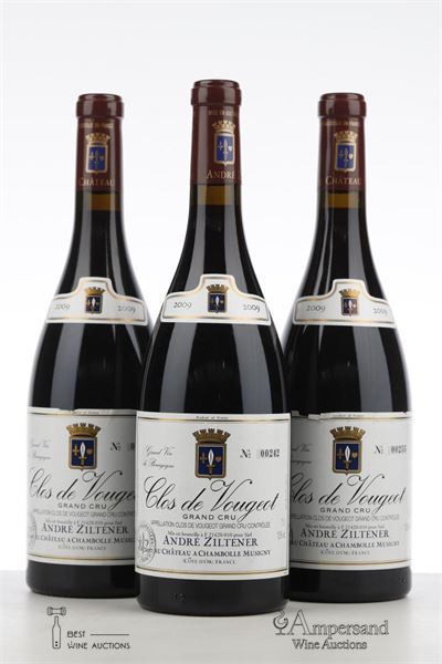 CLOS VOUGEOT 2009 - Chateau Andre Ziltener - 3 Bottles