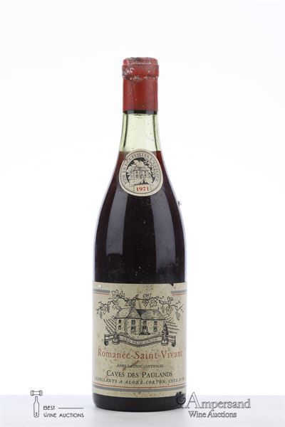ROMANEE ST VIVANT 1971 - Caves des Paulands - 1 Bottle