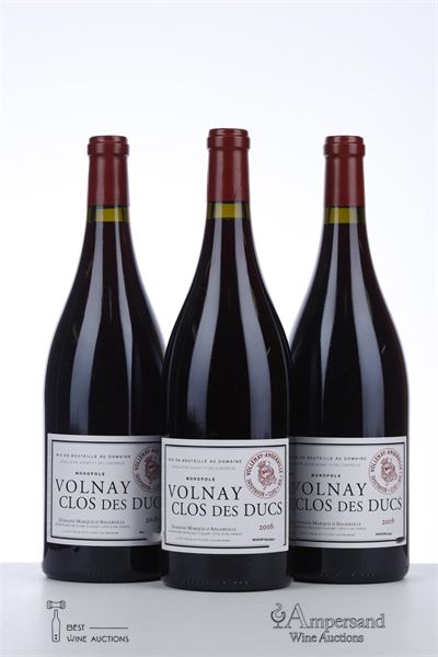 VOLNAY CLOS DES DUCS 2016 - Marquis d'Angerville - 3 Magnums - Owc 3