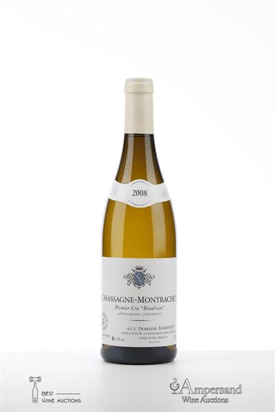 CHASSAGNE MONTRACHET LA BOUDRIOTTE 2008 - Ramonet - 1 Bottle