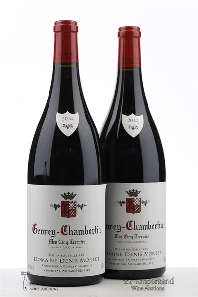 GEVREY CHAMBERTIN MES CINQ TERROIRS 2014 - Denis Mortet - 2 Magnums