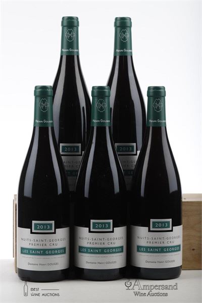 NUITS ST GEORGES LES ST GEORGES 2013 - Henri Gouges - 5 Bottles