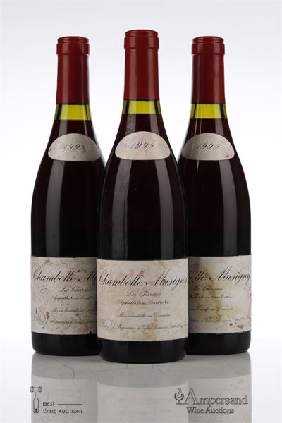 CHAMBOLLE MUSIGNY LES CHARMES 1999 - Leroy - 3 Bottles